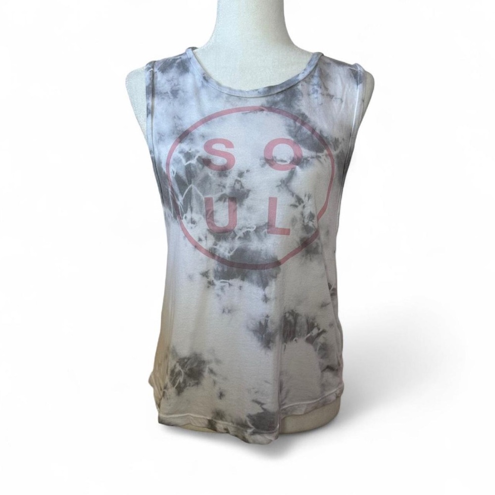 💚 SoulCycle Tie Dye Muscle Tank Top (XS)